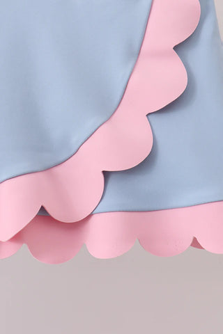 Lennox Sky Performance Scalloped Skort Set