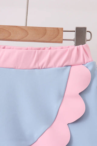 Lennox Sky Performance Scalloped Skort Set