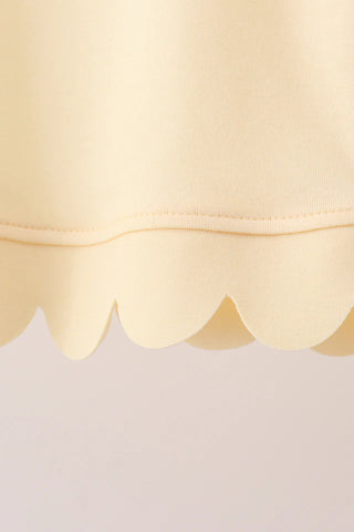 Calla Lemon Scalloped Short Set