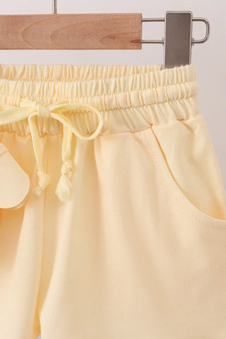 Calla Lemon Scalloped Short Set