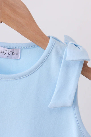 Calla Blue Scalloped Bow Dress