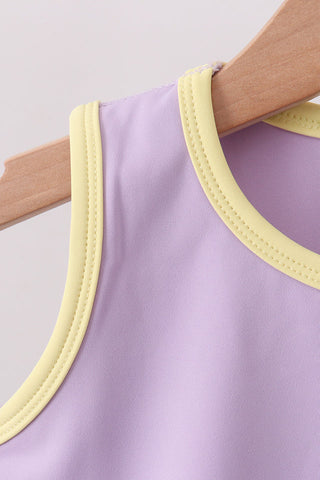 Lennox Lavender Performance Scalloped Skort Set