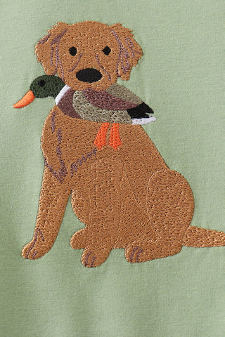 Retriever & Mallard Camo Boy Romper