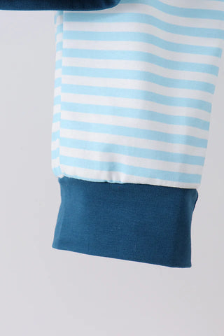 Schoolhouse Apple Stripe Boy Pants Set