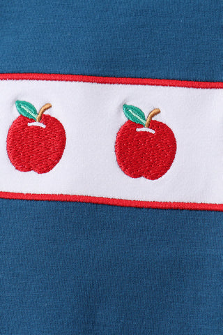 Schoolhouse Apple Stripe Boy Pants Set