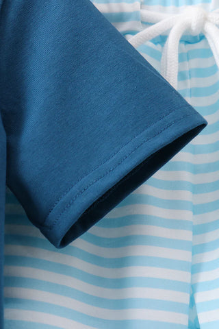 Schoolhouse Apple Stripe Boy Pants Set