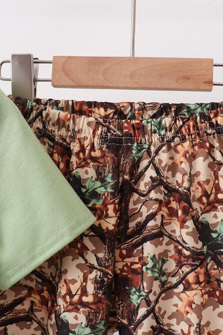 Retriever & Mallard Camo Boy Pants Set