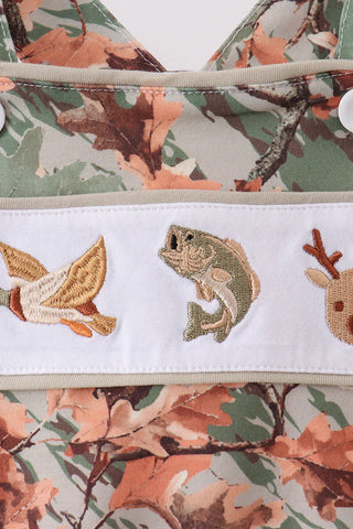 Little Sportsman Embroidered Camo Boy JonJon