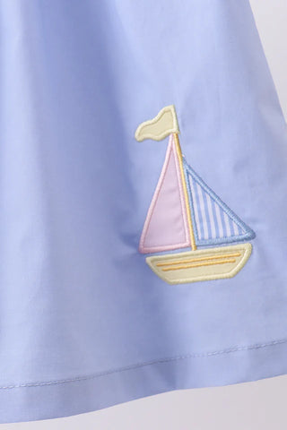 Bay Breeze Sailboat Girl Bloomer Set