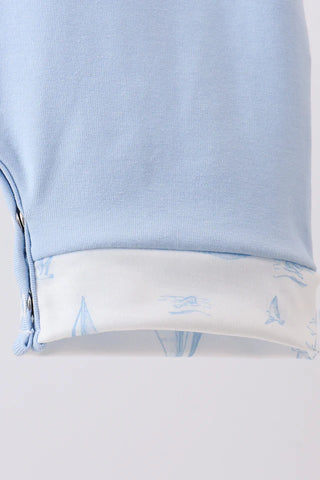 Seaside Sailor Embroidered Boy JonJon
