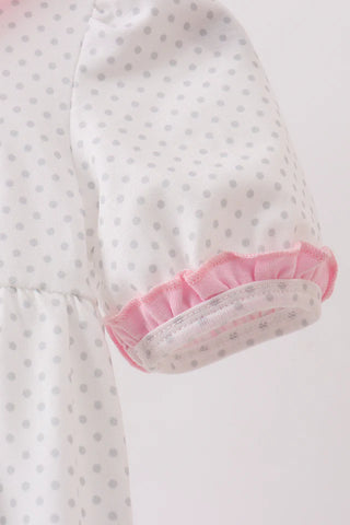 Baby Bliss Polka Dot Ruffle Bubble