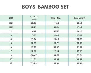 Snoozin’ on the Job Bamboo Boy Pajama Set