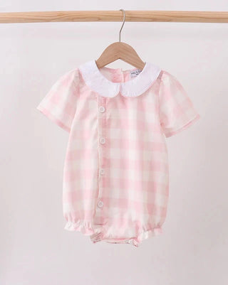 Galen Pink Gingham Bubble
