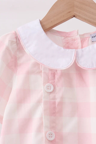 Galen Pink Gingham Bubble