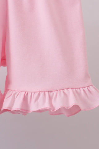 Shoreline Crab Seersucker Ruffle Shorts Set