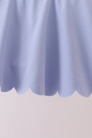Ashley Violet Scalloped Yoga Skorts Set