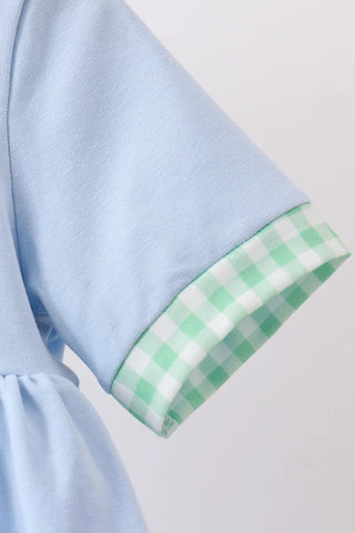 Where the Green Grass Grows Embroidered Dress