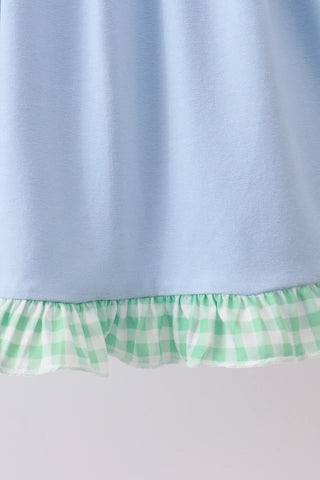 Where the Green Grass Grows Embroidered Dress