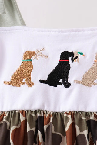 Hunt Club Hounds Ruffle Shorts Set