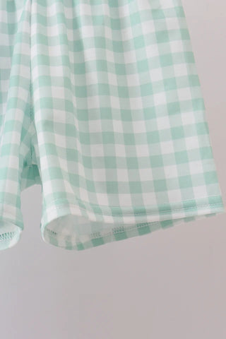 Caddie Club Gingham Boy Shorts Set