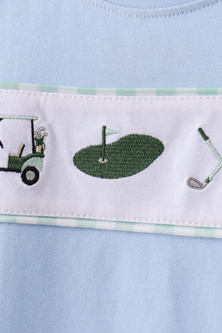 Caddie Club Gingham Boy Shorts Set