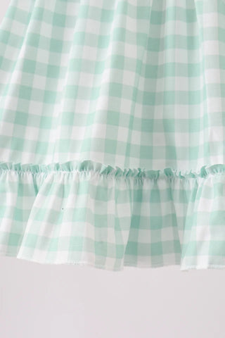 Caddie Club Gingham Ruffle Shorts Set