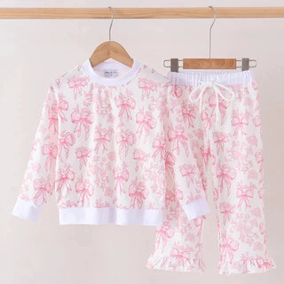 Bow Bouquet Mom & Me Pants Set