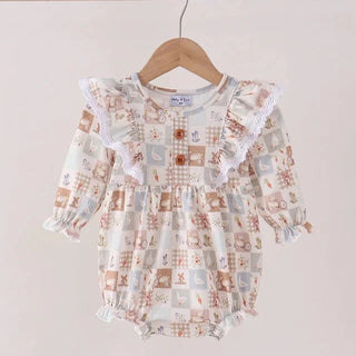 Little Farmstead Patchwork Ruffle Bubble