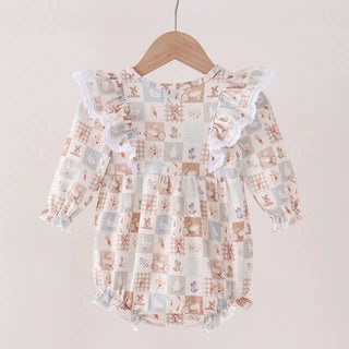 Little Farmstead Patchwork Ruffle Bubble