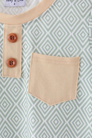 Beckett Sage Geo Boy Top