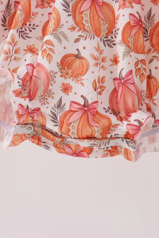 Darling Pumpkin Patch Girl Bubble
