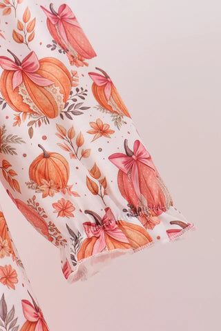 Darling Pumpkin Patch Ruffle Dress