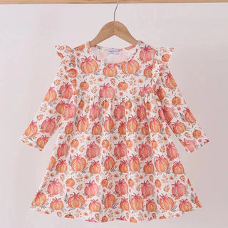 Darling Pumpkin Patch Girl Dress