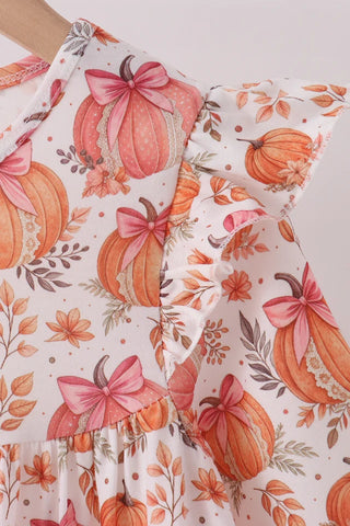 Darling Pumpkin Patch Girl Dress