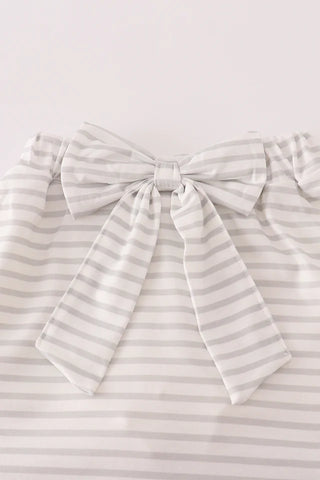 Texas Embroidered Girl Skort Set