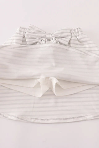 Texas Embroidered Girl Skort Set