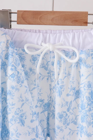 Porcelain Meadow Mom & Me Ruffle Pants Set