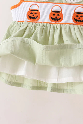Candy Pail Cuties Smocked Ruffle Bloomer Set