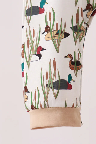 Mallard Landing Embroidered Boy Romper