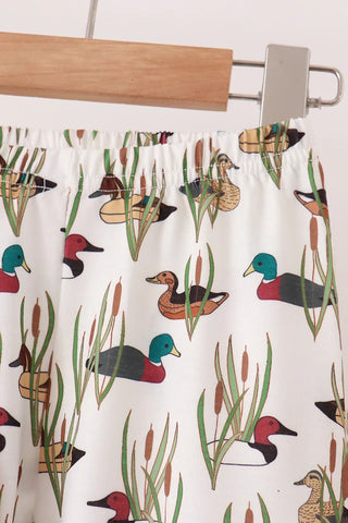 Mallard Landing Embroidered Boy Pants Set