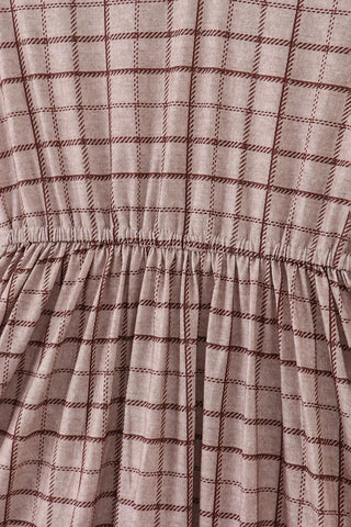 Remy Brown Plaid Women’s Dress