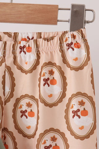 Goose Hollow Embroidered Harvest Girl Pants Set