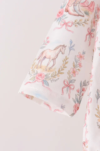 Rodeo Rosette Ruffle Bubble