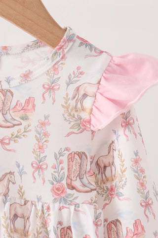 Rodeo Rosette Ruffle Bubble