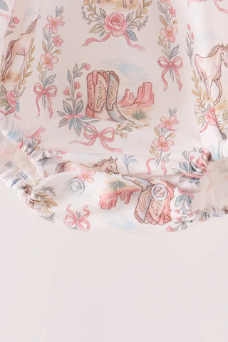 Rodeo Rosette Ruffle Bubble