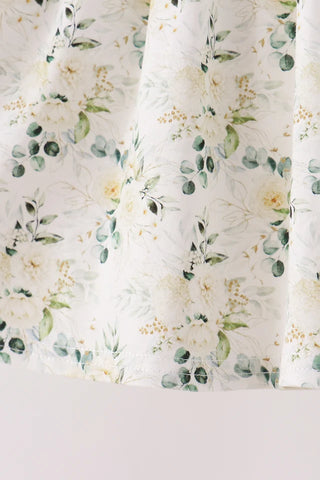 Sunday Sage Floral Smocked Ruffle Pants Set