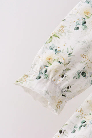 Sunday Sage Floral Smocked Ruffle Pants Set