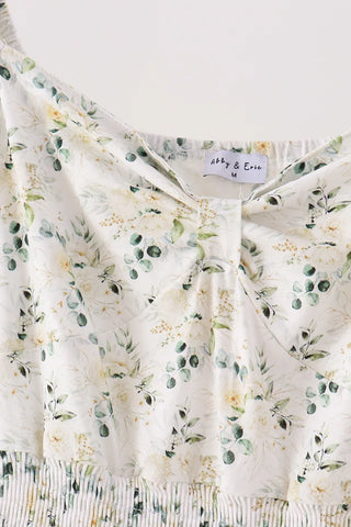 Sunday Sage Floral Smocked Tiered Women’s Dress