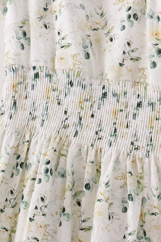 Sunday Sage Floral Smocked Tiered Women’s Dress