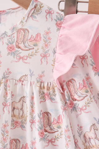 Rodeo Rosette Ruffle Pants Set